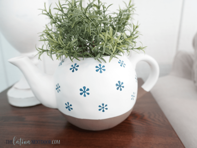 DIY Teapot Planter Makeover