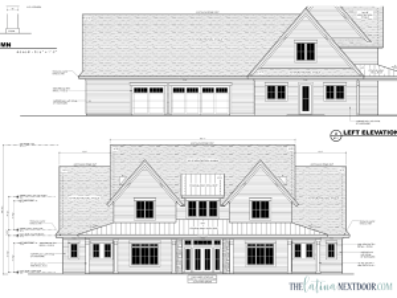 Front Elevation 300x225 House Plans   Episode 3 Building a Farmhouse