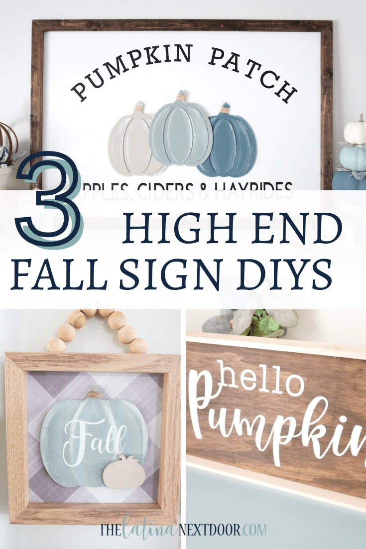 3 High End Fall Farmhouse Signs