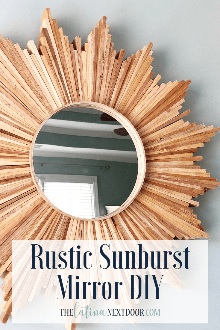 Rustic Sunburst Mirror DIY